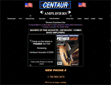 Tablet Screenshot of centauramp.com
